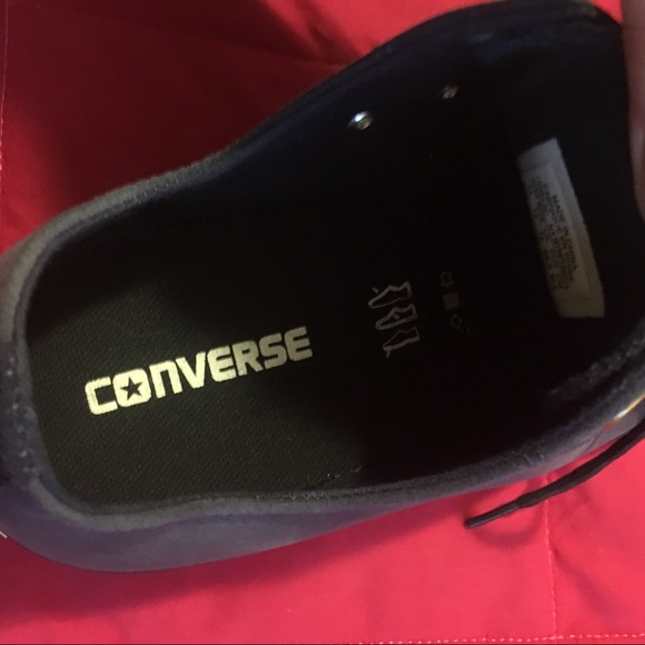 Converse Men's Black Sneakers - Picture 7 of 9